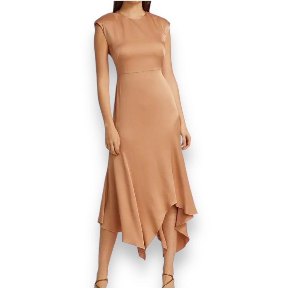 Veronica Beard Tan Midi Dress